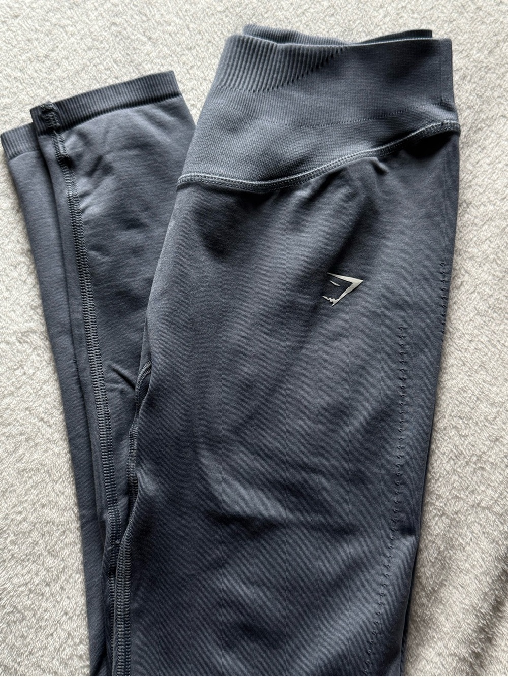 Gymshark Charcoal Seamless High-Waist Leggings